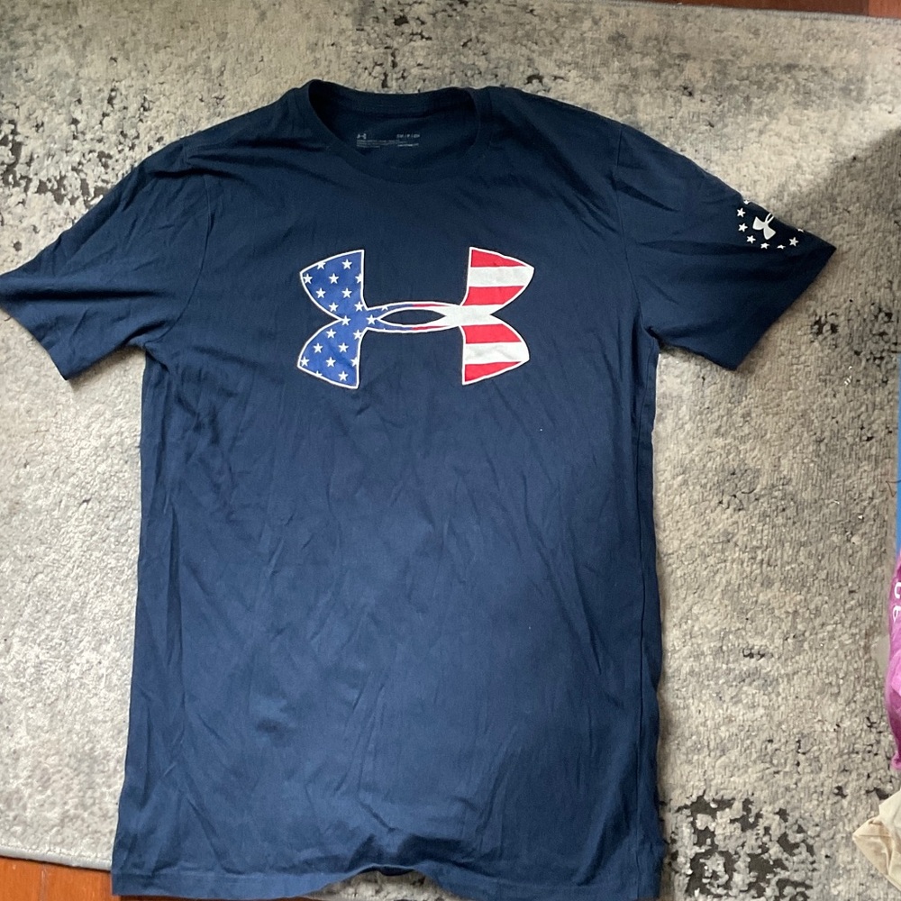 Under Armour Men's Patriotic Navy Tee
